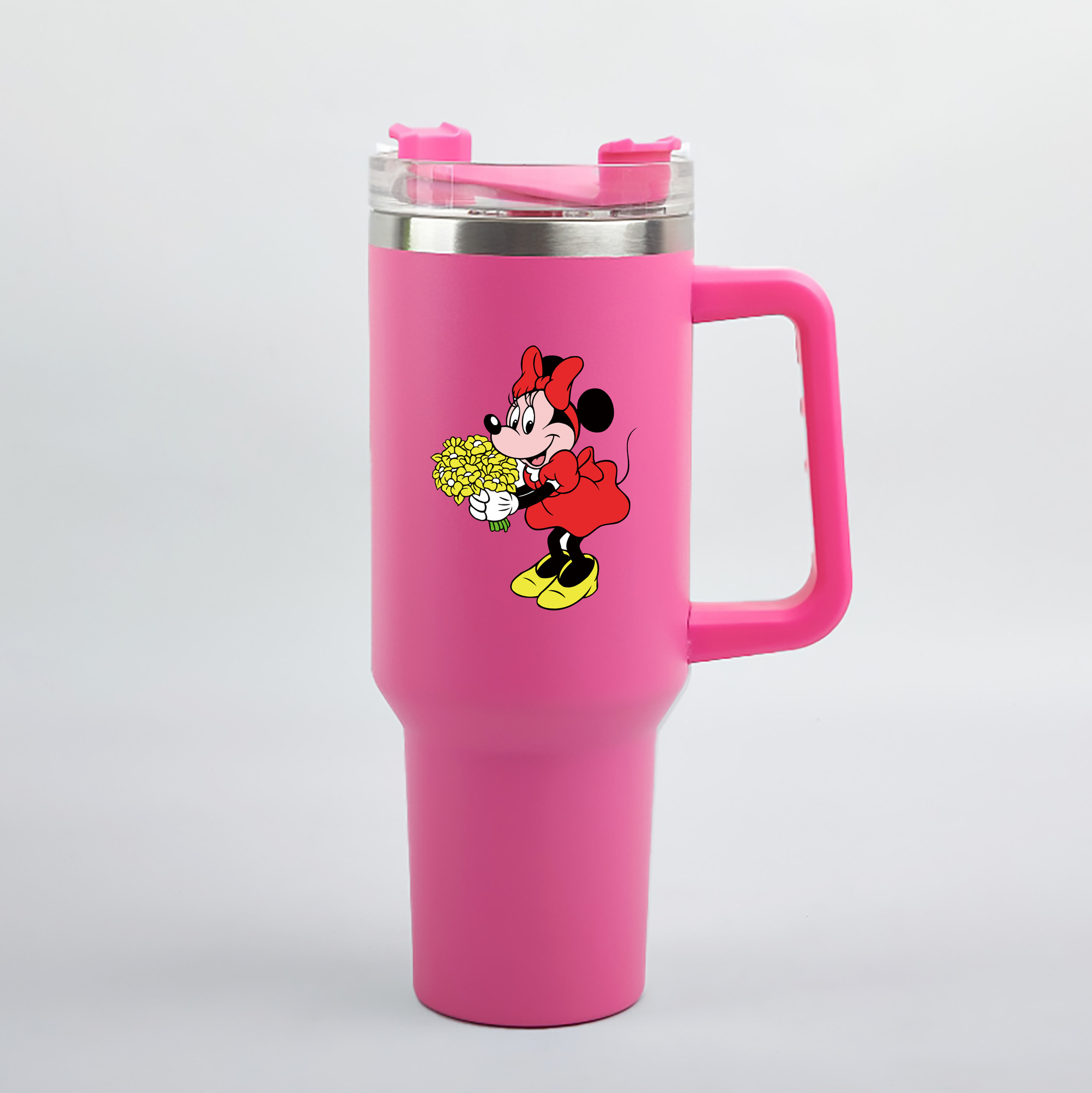 （画像用） ミッキーマウス Mickey Mouse 1200mL車用タンブラー（カラープリント）